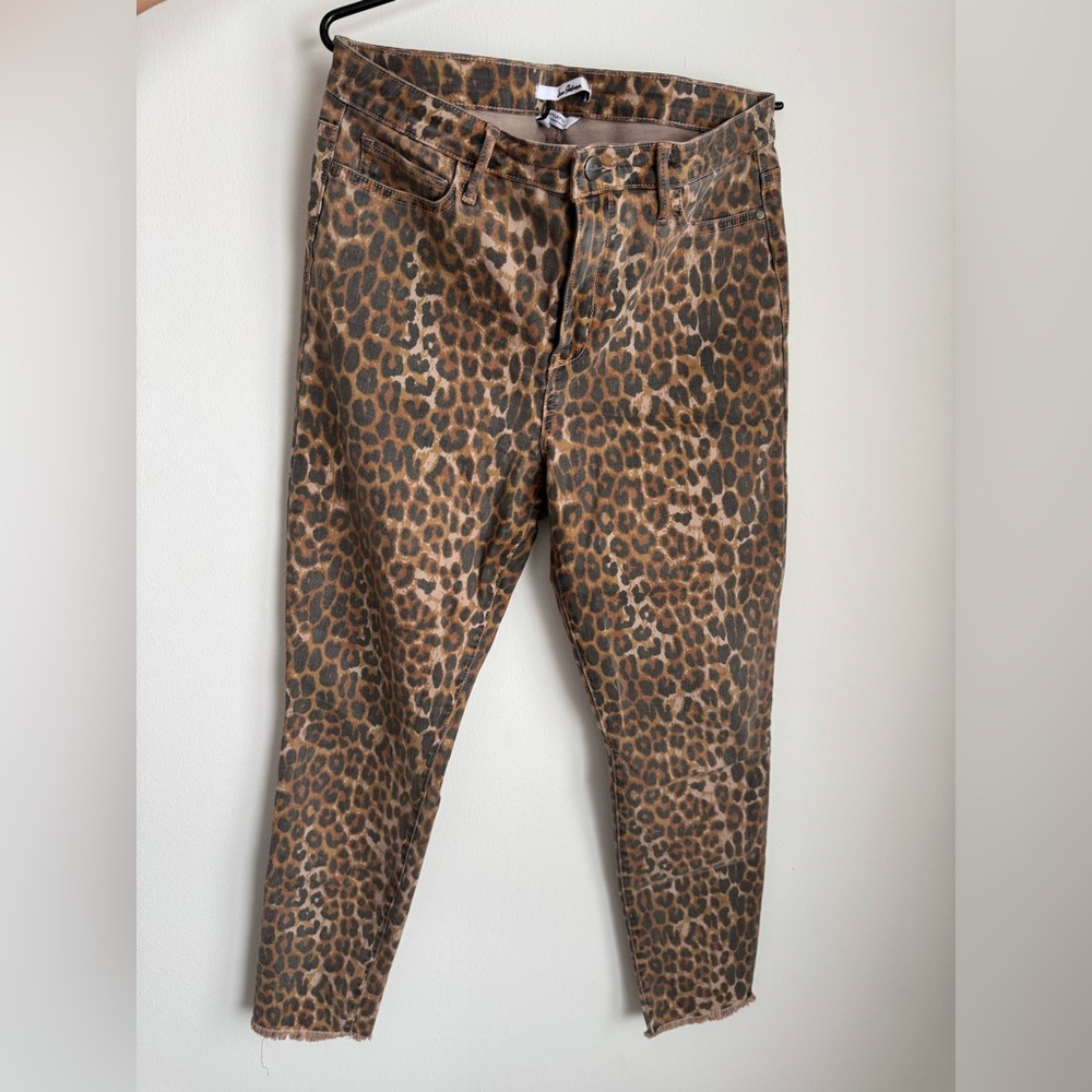 Sam Edelman Leopard Print Women’s Jeans in Brown EUC